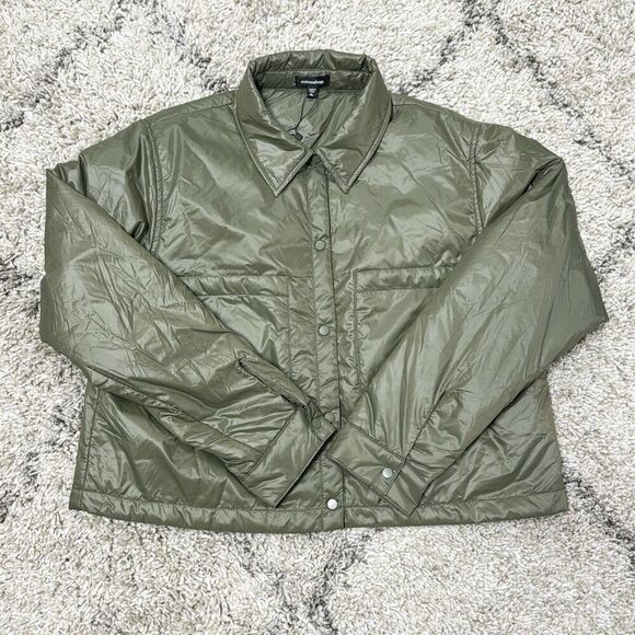 Mittoshop Women’s Olive Light Weight Jacket Size XL NEW - Picture 1 of 5